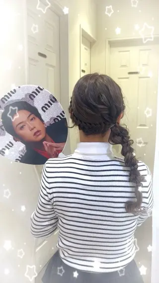 ヘアアレンジ 🎀透明感カラー🎀 ヘアメ／mikotoのヘアスタイル