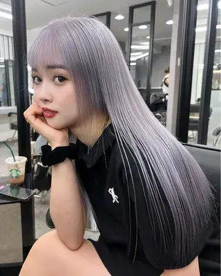 ロング カラー 梅田/韓国ヘア/ エクステ🤖ヒナのヘアスタイル