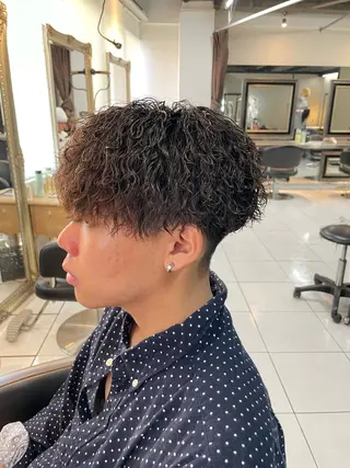 ショート カラー パーマ メンズ 🔥お値段以上🔥 メンズ特化たかひろのヘアスタイル
