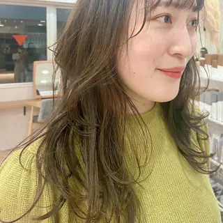 セミロング カラー 山下夕月 ショート🫧ボブのヘアスタイル