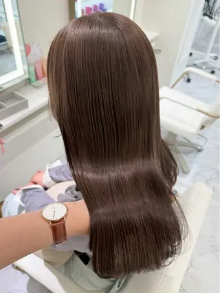 ロング カラー ParveMix 岡本えりかのヘアスタイル