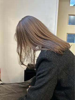 ミディアム カラー じゅわっと暖色カラー 🍊Moemiのヘアスタイル