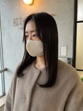 ロング ヤマダレナ/個室/ 透明感艶カラー😽✨のヘアスタイル