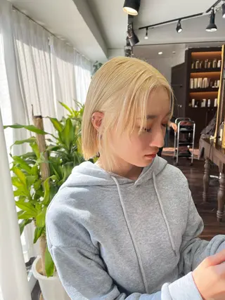 ショート ワンホンヘア ケラチン/Kaitoのヘアスタイル