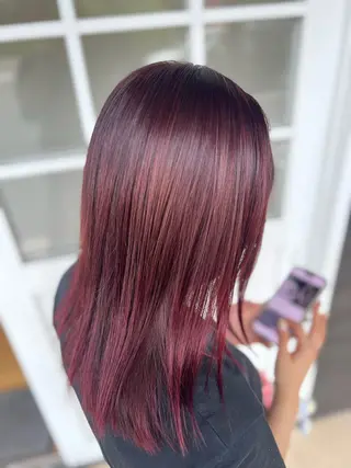 ミディアム カラー 古市 一希のヘアスタイル