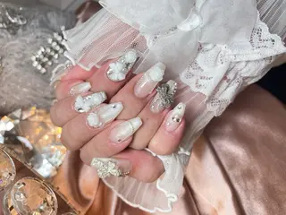 ネイル 23時まで❤︎韓国、 ワンホンネイルのネイルデザイン