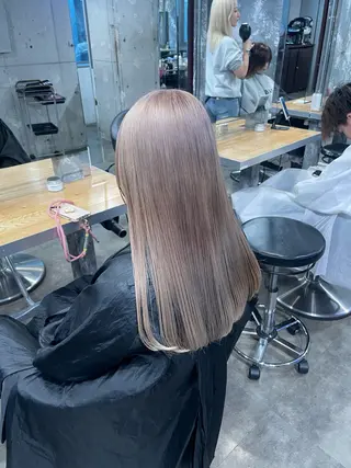 ロング カラー ハイトーン 横浜💞ミオのヘアスタイル