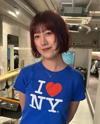 ショート パーマ 石原 実のヘアスタイル