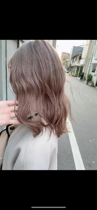 セミロング カラー ACTION心斎橋店 Lisaのヘアスタイル