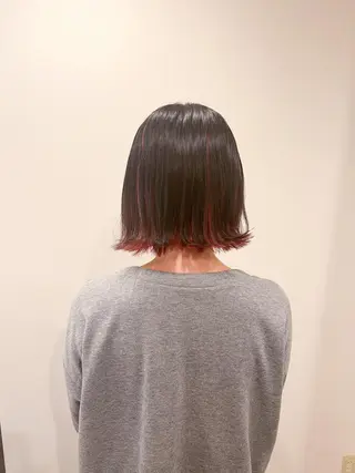 ミディアム 新宿/ 田口雄大のヘアスタイル