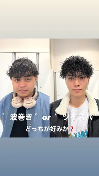 パーマ メンズ 茅ヶ崎パーマ特化/ スパイラル/ハルキのヘアスタイル