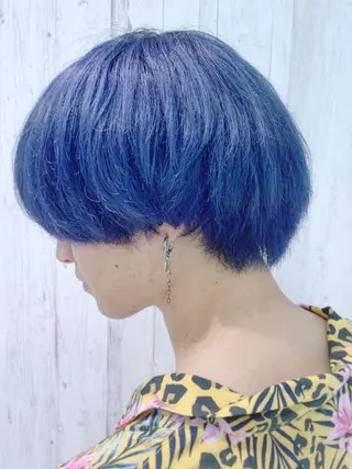 ミディアム カラー メンズ EMANON新宿南口所属・ケアブリーチ×艶カラ ー️🫧Shioriのヘアスタイル