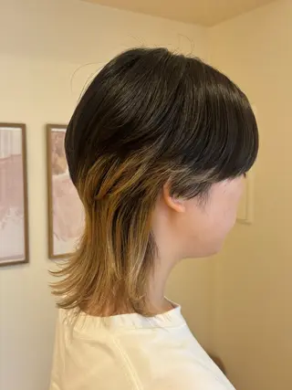 ミディアム シンバヒナノ/パーマ レイヤーカット/ボブのヘアスタイル