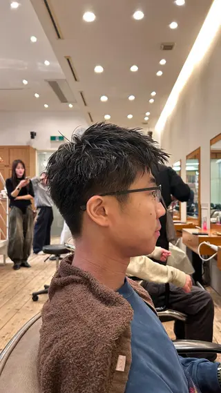 ショート メンズ 🌿ボブ パーマ高橋啓太🌿のヘアスタイル