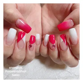 ミディアム ネイル 👑enen style👑のネイルデザイン