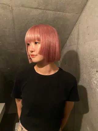 ミディアム カラー ヘアアレンジ mina 🌷のヘアスタイル