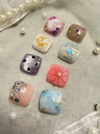 ネイル le`a-レア- マツエク×ネイルのネイルデザイン