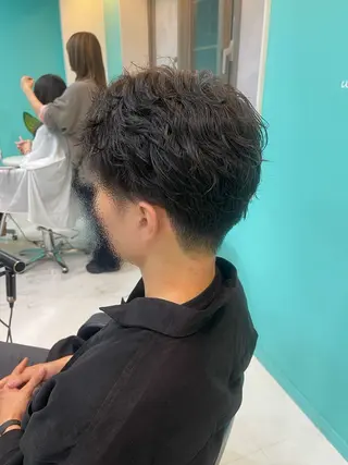 メンズ mana/メンズ/ ヘアセット/ブリーチのヘアスタイル