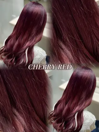 ロング カラー COTAN所属・🍒YUI🍒 暖色カラー/ブリーチのヘアスタイル