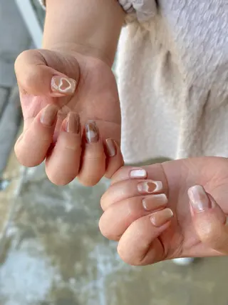 ネイル シモダ カスミ 🦀 @ksm_smdのネイルデザイン