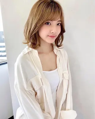 ミディアム ボブ指名No.1🌞 オガタのヘアスタイル