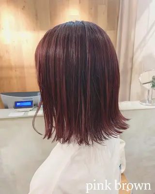 ミディアム カラー IVORY.所属・🟩白髪ぼかし/ボブ /ショートヘア/大司のヘアスタイル