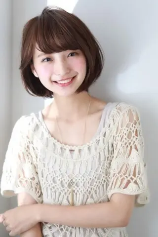 ミディアム カラー マツエク・マツパ 🤎ベージュカラー 🐶メンズパーマのヘアスタイル