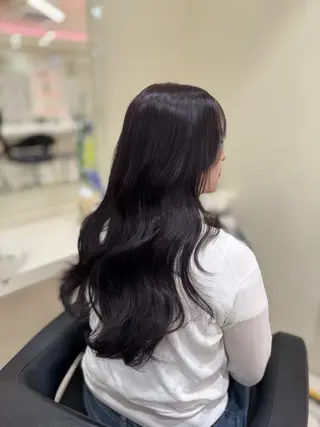 ロング 韓国ヘア×髪質改善 齋藤晴のヘアスタイル