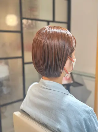 ショート カラー 山内 瑞穂のヘアスタイル