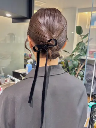 ミディアム ブリーチなし ダブルカラー/ゆなのヘアスタイル