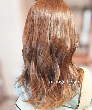 セミロング カラー GO TODAY SHAiRE SALON 梅田店所属・ベージュカラー/ボブ チャネリングカットのヘアスタイル