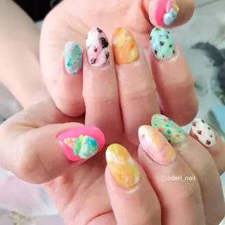 ネイル おで@ oderi_nailのネイルデザイン