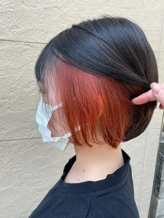 ショート カラー 海外レイヤー 🇺🇸/ヒナコのヘアスタイル