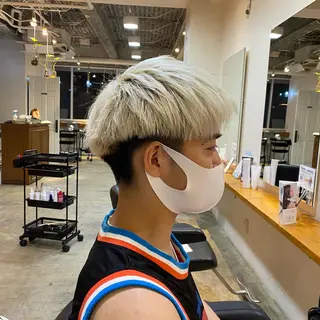 メンズ JINKIメンズ特化 メンズカットパーマのヘアスタイル