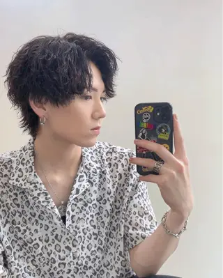 ショート パーマ メンズ OVARL by apish所属・【メンズパーマ】 横田結希のヘアスタイル