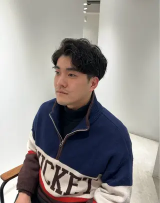 ショート パーマ メンズ 飯田橋No.1髪質 改善縮毛矯正/ユキナのヘアスタイル