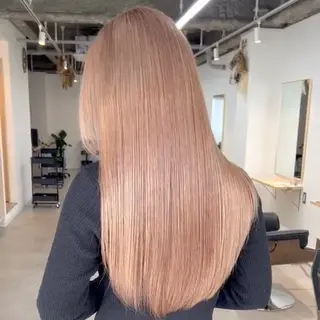 ロング カラー 韓国ボブ/レイヤー/ ハイトーン/まなみのヘアスタイル