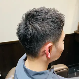 ショート メンズ premium barber表参道店所属・新田 梨乃のヘアスタイル