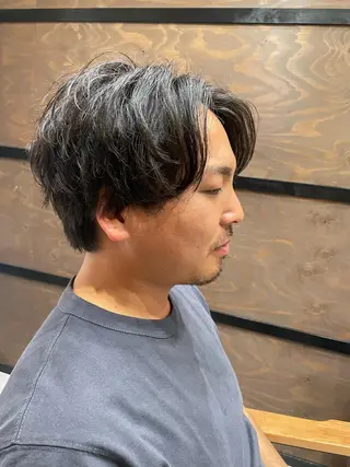 メンズ 韓国カット/透明感 Re.Labo岡本のヘアスタイル