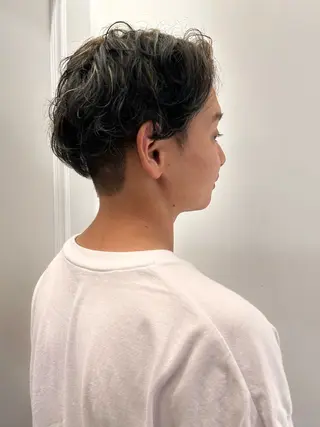 ショート 🌈縦落ちパーマ /men's特化🌈のヘアスタイル