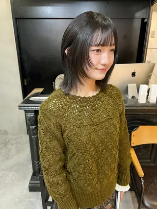 ミディアム ショートカットモデル 🧃Shionのヘアスタイル