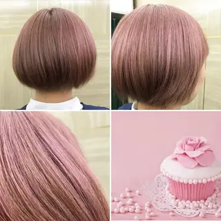 ショート カラー "PEPPU "所属・🌈推し色派手髪 ハイトーンShinのヘアスタイル