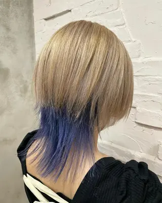 ミディアム カラー ヘアアレンジ 【ピンク/韓国ヘア/ ヘアセット】亜海のヘアスタイル