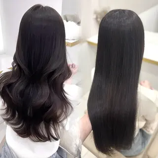 ロング カラー 透明感カラー / 艶カラー/ あいりのヘアスタイル