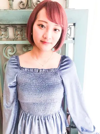 ショート カラー パーマ ヘアアレンジ メンズ 表参道Lise おおいしおりのヘアスタイル