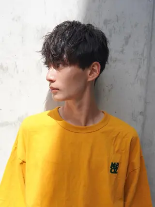 ショート メンズ nico TOKYO所属・ニュアンス/ センターパート/イノのヘアスタイル