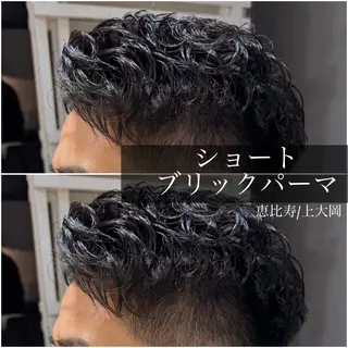 ショート パーマ メンズ Dxxxx III所属・女性目線の大人 メンズ*Ayakaのヘアスタイル