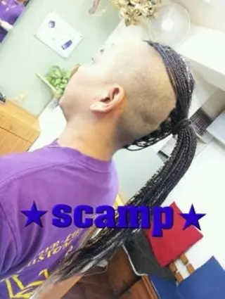 ロング ヘアアレンジ メンズ マツエク・マツパ scamp ★のヘアスタイル