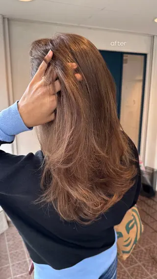 ロング カラー 🫧🎀tasty yama🫧🪽のヘアスタイル