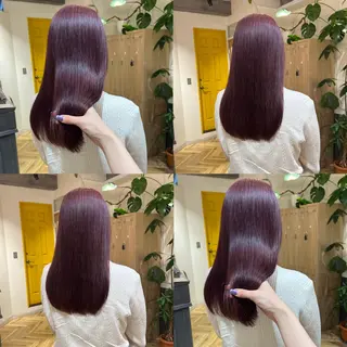 ロング 艶カラー/韓国顔周り 🎀mamiのヘアスタイル